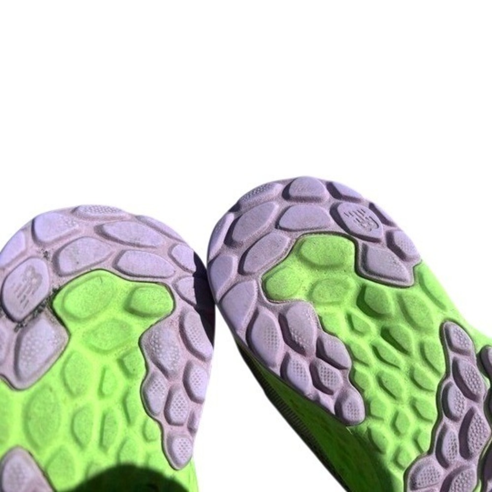 New Balance Fresh Foam Arishi v4 Kids 7 Grey Pink Rainbow Good Athletic Sneakers - Picture 9 of 12